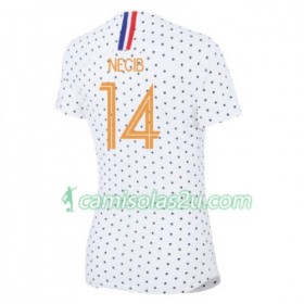 Camisolas de Futebol França Louisa Necib 14 Equipamento Alternativa Copa do Mundo Feminino 2019 Manga Curta